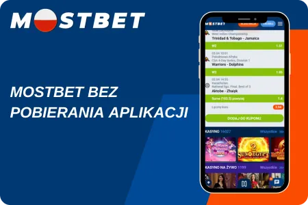 Mostbet bez pobierania aplikacji