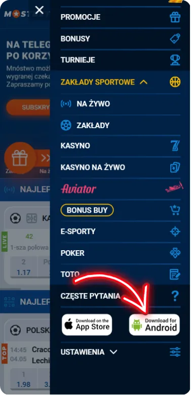 Znajdź mostbet