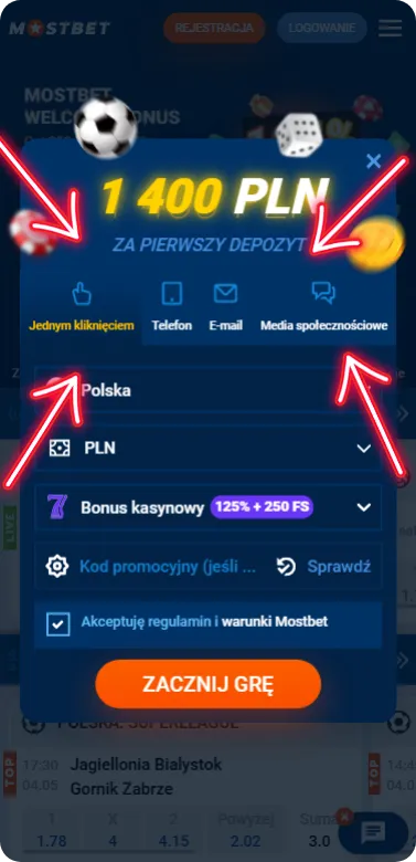 Wybierz metodę